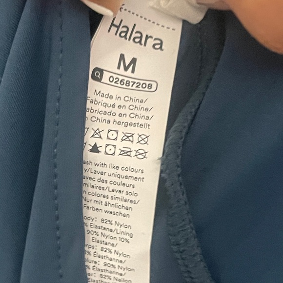 Halara NWT Ruched lace up backless bodycon midi dress M - Picture 5 of 8